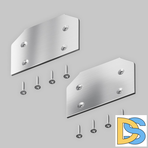 Заглушка торцевая к профилю (2 шт.) Maytoni Three phase track system Trinity TRA005MPEC-31S