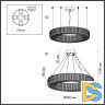Подвесная люстра Odeon Light Panta 4926/85L