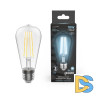 Лампа светодиодная Gauss Filament E27 10W 4100K 157802210