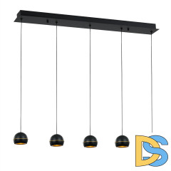 Подвесная люстра DeLight Collection MD21001034-5B black/gold