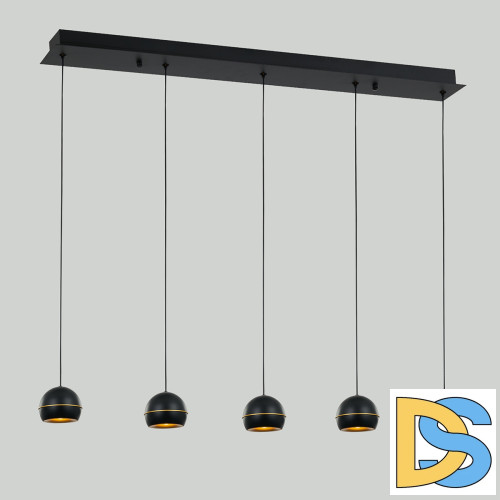 Подвесная люстра DeLight Collection MD21001034-5B black/gold