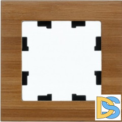 Рамка 1-ая (одинарная), Дерево Бамбук, серия Atlas Design Nature, Schneider Electric