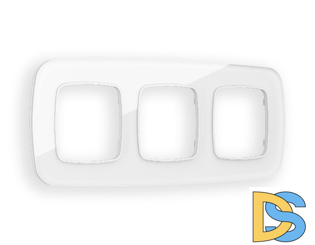 Рамка трехместная Ambrella Volt Radian OF350103