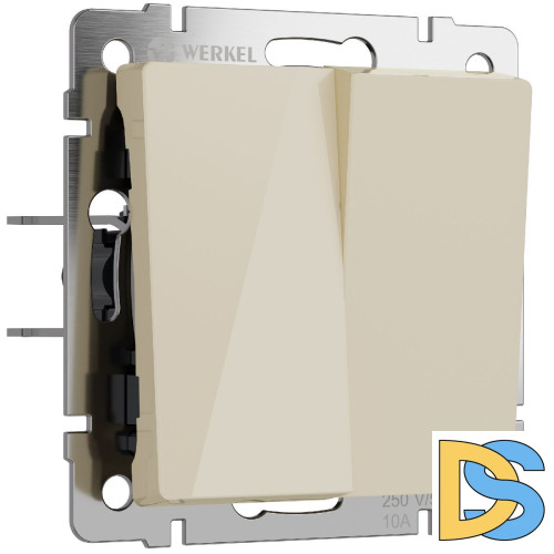 Перекрестный выключатель двухклавишный Werkel 4690389197062 W1123043 a064066