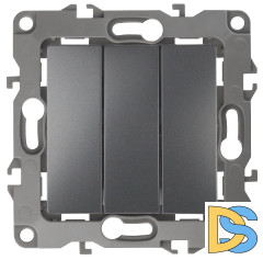 Выключатель тройной Эра 12-1107-12 Б0019299