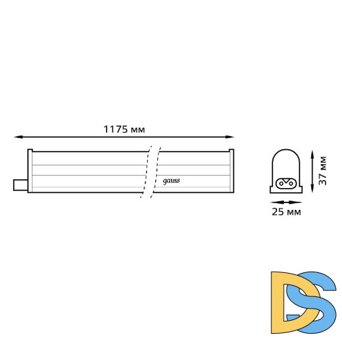 Настенный светильник Gauss Fito Led TL 130411915
