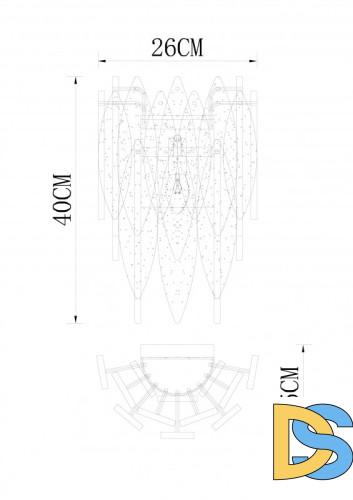 Бра Divinare Amelie 6003/01 AP-1