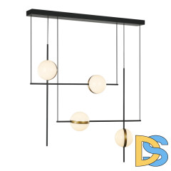 Подвесная люстра Delight Collection MD2062-4B black/brass