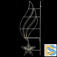 Светодиодная консоль Звезда с российским флагом Laitcom (LTC) KM9-06