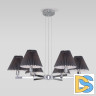 Подвесная люстра Eurosvet Peony 60136/6 хром/графит