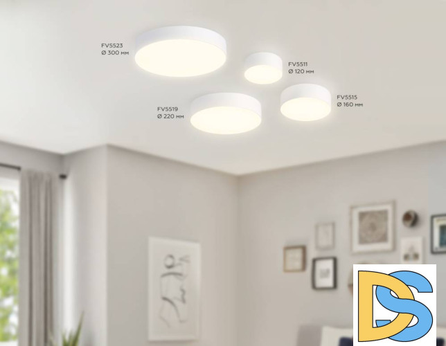 Потолочный светильник Ambrella Light Orbital Air Alum FV5511