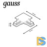 Коннектор L-образный Gauss TR133
