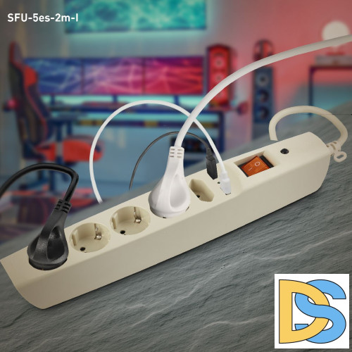 Сетевой фильтр Эра SFU-5es-2m-I C0043328