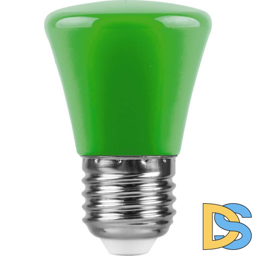 Лампа светодиодная Feron E27 1W зеленый Грибок Матовая LB-372 25912