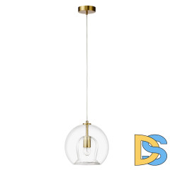 Подвесной светильник Crystal Lux LUISA SP1 BRASS/TRANSPARENT