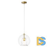 Подвесной светильник Crystal Lux LUISA SP1 BRASS/TRANSPARENT