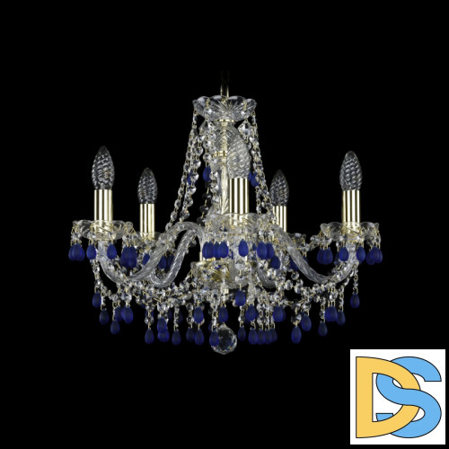 Подвесная люстра Bohemia Ivele Crystal 1410/5/160 G V3001