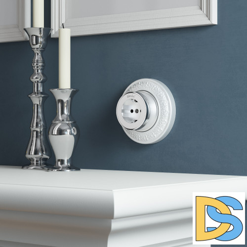 Розетка с заземлением Werkel Vintage 4690389174735 W5871054