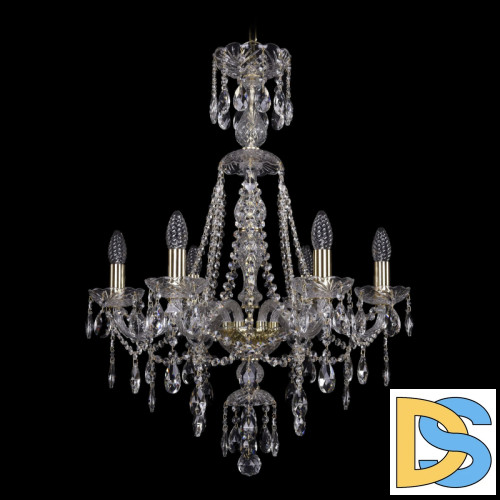 Подвесная люстра Bohemia Ivele Crystal 1415/6/200/XL-77 G