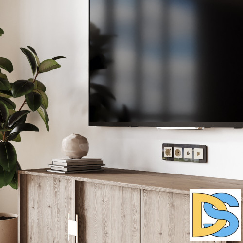 Розетка Ethernet RJ-45 Werkel (айвори матовый) W1181062