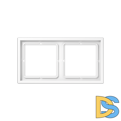 Рамка двухместная Jung LSZ982BFWW