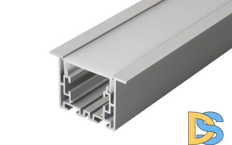 Профиль с экраном Arlight S2-LINIA55-F-2500 ANOD+OPAL 021176