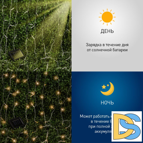 Садовая гирлянда Занавес Эра ERASF22-41 Б0053372