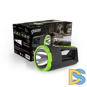 Прожекторный светодиодный фонарь Gauss аккумуляторный 288х151 900 лм GF702