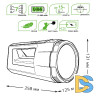 Прожекторный светодиодный фонарь Gauss аккумуляторный 288х151 900 лм GF702