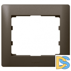 Рамка 1 пост Legrand Galea Life - тёмная бронза