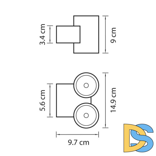 Уличный настенный светодиодный светильник Lightstar Paro 352692