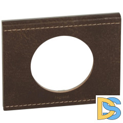 Рамка 1-постовая Legrand Celiane кожа текстура 069401