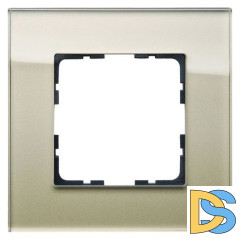 Рамка Jasmart G-Glass шампань 1-постовая G1001GG