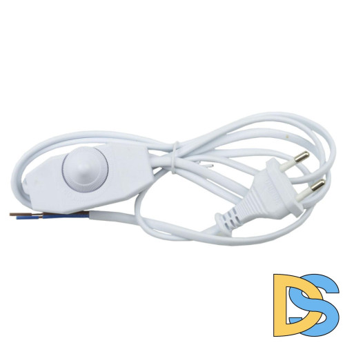 Шнур сетевой с вилкой и выключателем (UL-00004439) Uniel UCX-C30/02A-170 White