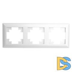 Рамка трехместная Stekker PFR00-7003-01 Катрин 39794