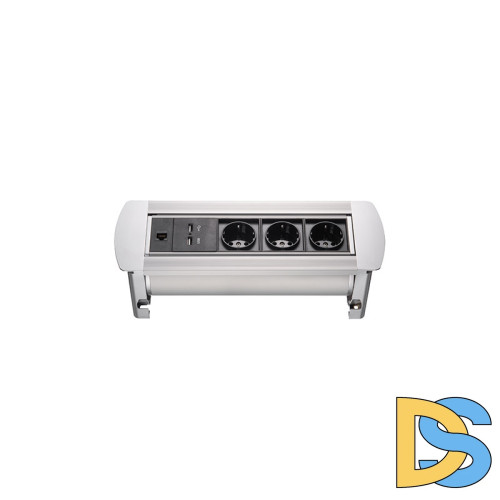 Блок розеток MX-117 (3 секции, 2 USB и RJ-45) Mebax 00-00001184