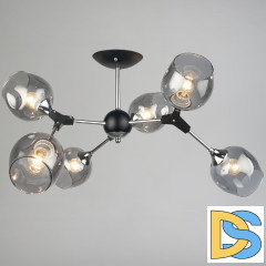 Люстра на штанге Reluce 04210-0.3-06 BK+CR