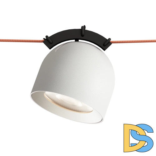 Трековый однофазный светильник Denkirs Belty spot DK5540-WH+BK
