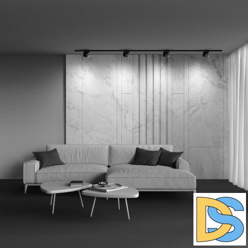 Трековый однофазный светильник Maytoni Onda TR007-1-18W3K-B-1