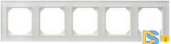 Рамка 5-ая Epsilon Стекло белое матовое