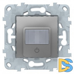 Датчик движения 2300Вт с ручн.упр. 3-х проводная схема, реле, Алюминий, серия Unica New, Schneider Electric