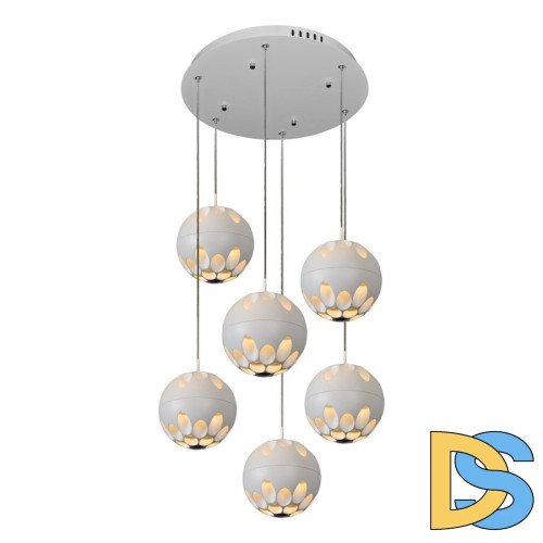 Подвесная светодиодная люстра iLedex Mob P1009-6 WH