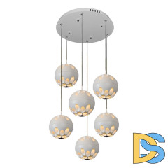 Подвесная светодиодная люстра iLedex Mob P1009-6 WH