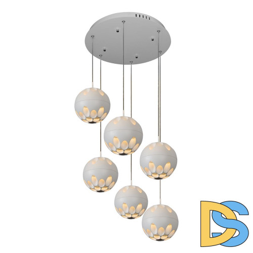 Подвесная светодиодная люстра iLedex Mob P1009-6 WH