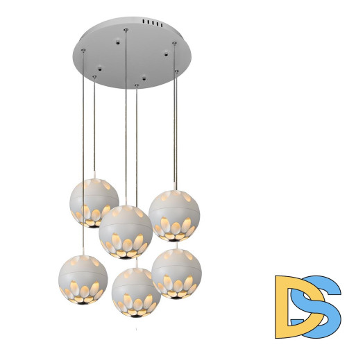 Подвесная светодиодная люстра iLedex Mob P1009-6 WH