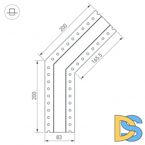 Соединитель профиля Arlight 030093