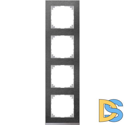 Рамка 4-постовая Schneider Electric Merten System M MTN4040-3669