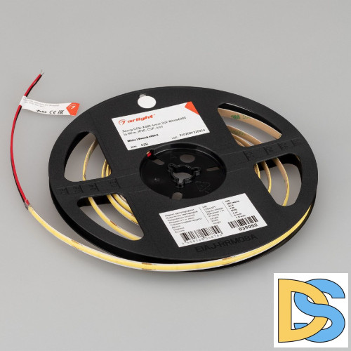 Светодиодная лента Arlight COB-X480-6mm 24V White6000 (6 W/m, IP20, CSP, 5m) 042034