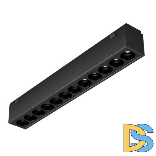 Трековый магнитный светильник Arlight MAG-VIBE-LASER-L197-12W Day4000-MIX (BK, 24 deg, 48V, DALI) 044419