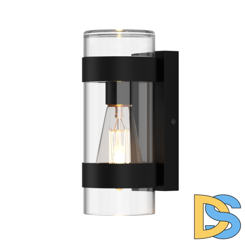 Уличный настенный светильни Elektrostandard Falcon 35167/D черный 4690389195426 a063452